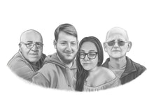 Load image into Gallery viewer, Custom Family Portrait - FREE PRINT OFFER