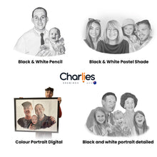 Load image into Gallery viewer, Embrace Eternity: Unforgettable Custom Portraits Bridging Generations